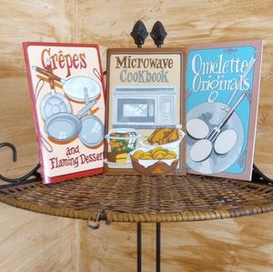 Set of 3 Vintage Cook Books